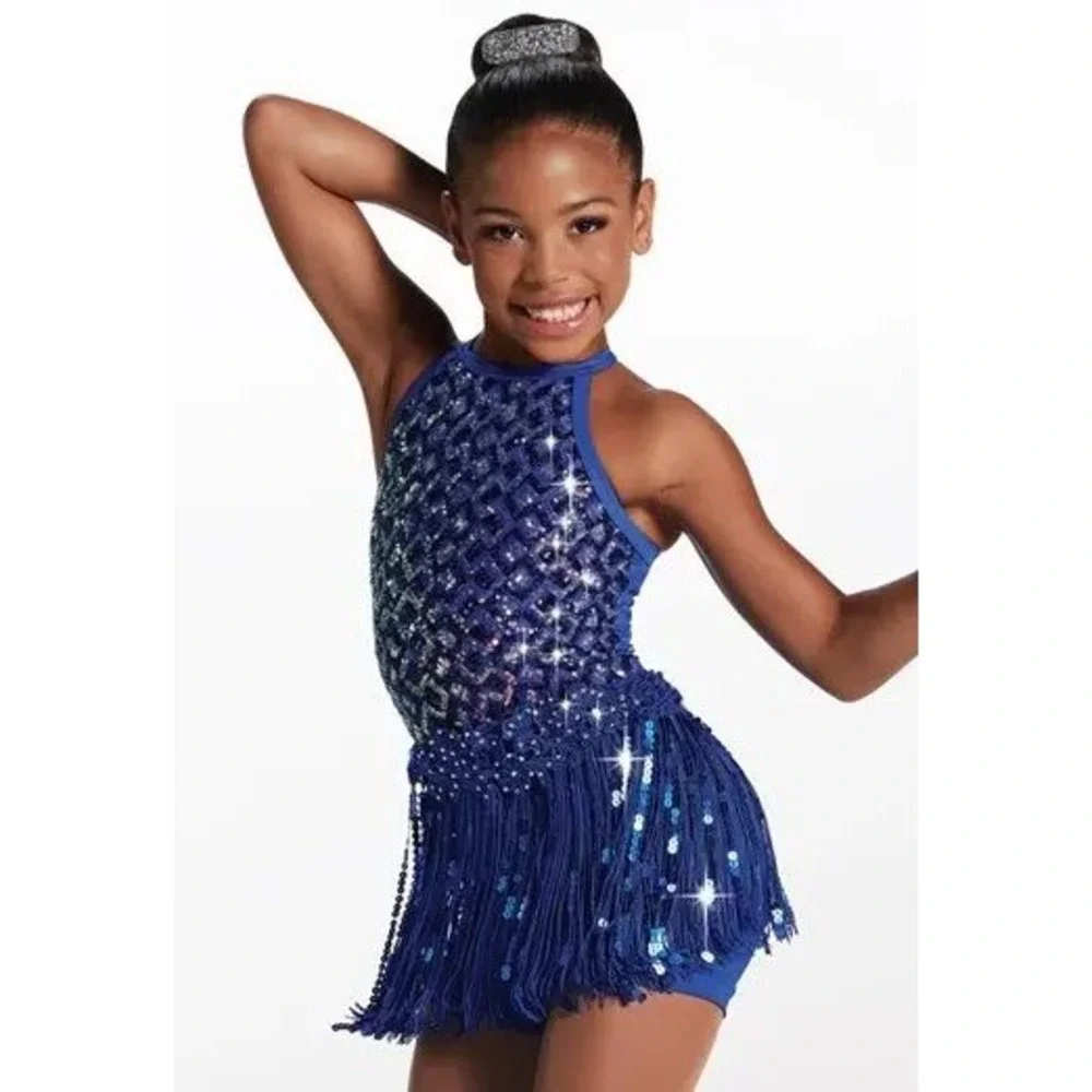Weissman Size SA You Make My Dreams Come True 3 Piece Blue Tap Jazz Ballet